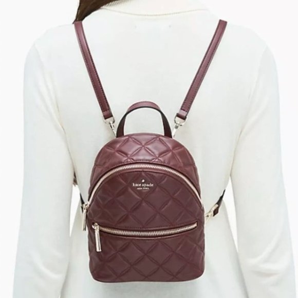 NWT Kate Spade Natalia Mini Convertible Cherrywood kate spade | Bags | Nwt Kate Spade Burgundy Natalia Mini  main image 2